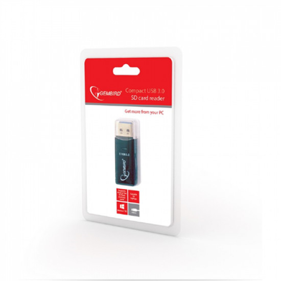 Gembird | Compact USB 3.0 SD card reader, Blister