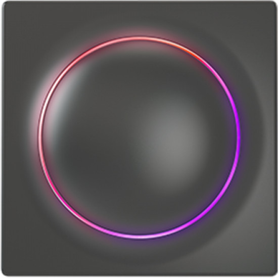 FIBARO Walli Switch, Black, Z-Wave EU | Fibaro | Walli Switch | FGWDSEU-221-8 | Black