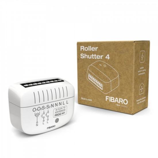 Fibaro | Roller Shutter 4, Z-Wave Plus EU | FGR-224 ZW8 868,4 MHz