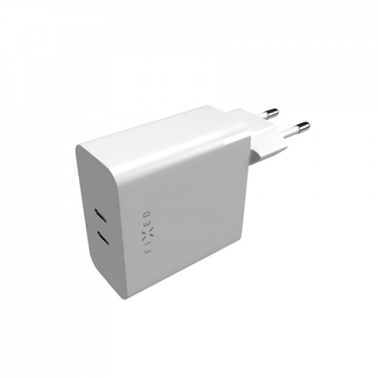 Fixed | Dual USB-C Mains Charger, PD support, 65W