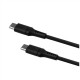 Fixed | Liquid Silicone Cable USB-C/USB-C, 1.2m, 60W | FIXDLS-CC12-BK | Black