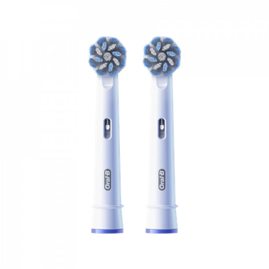 Oral-B | Replaceable toothbrush heads | EB60X-2 Sensitive Clean Pro | Heads | For adults | Number of brush heads included 2 | White