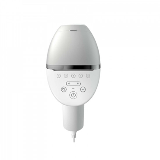 Lumea IPL 8000 Series Hair Removal Device with SenseIQ | BRI940/00 | Bulb lifetime (flashes) 450.000 | Number of power levels 5 | White/Silver