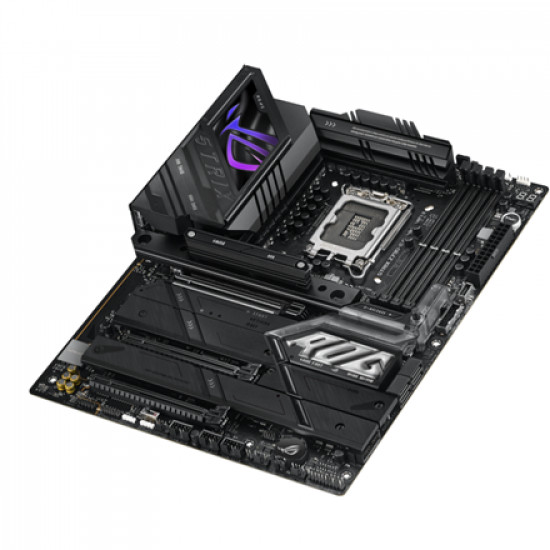 Asus | ROG STRIX Z790-E GAMING WIFI II | Processor family Intel | Processor socket LGA1700 | DDR5 DIMM | Supported hard disk drive interfaces SATA, M.2 | Number of SATA connectors 4