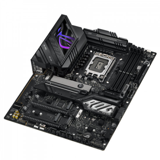 Asus | ROG STRIX Z790-E GAMING WIFI II | Processor family Intel | Processor socket LGA1700 | DDR5 DIMM | Supported hard disk drive interfaces SATA, M.2 | Number of SATA connectors 4