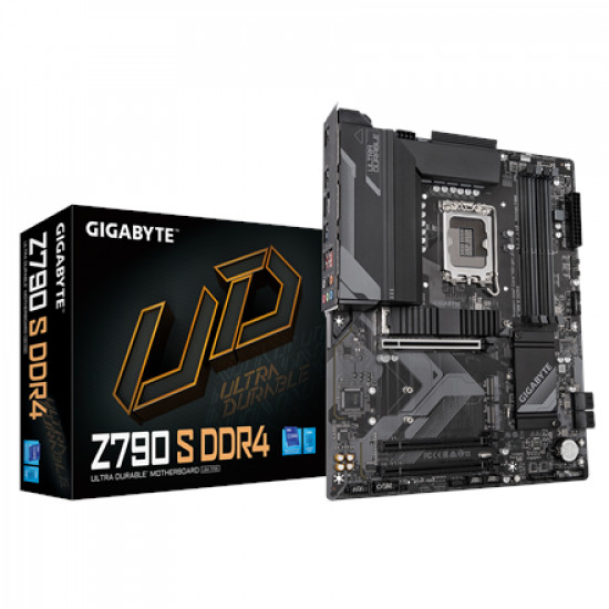 Z790 S DDR4 | Processor family Intel | Processor socket LGA1700 | DDR4 | Supported hard disk drive interfaces SATA, M.2 | Number of SATA connectors 4