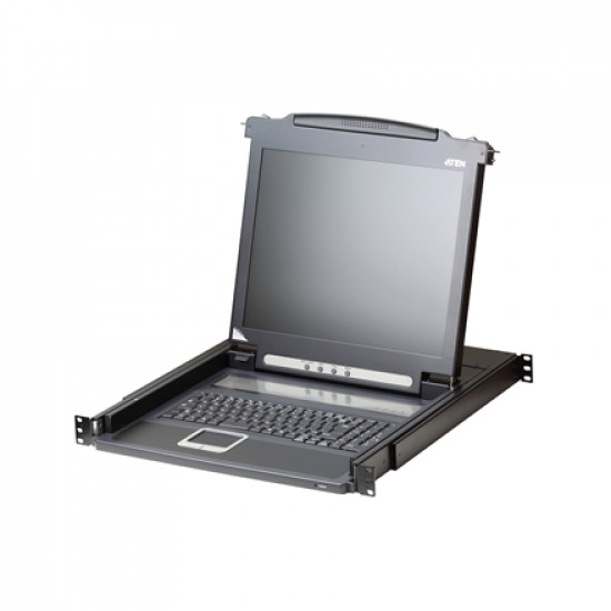 Aten | Single Rail LCD Console (PS/2-USB, VGA) | CL1000N