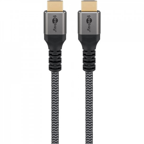 Goobay High Speed HDMI Cable with Ethernet | Black | HDMI to HDMI | 1 m