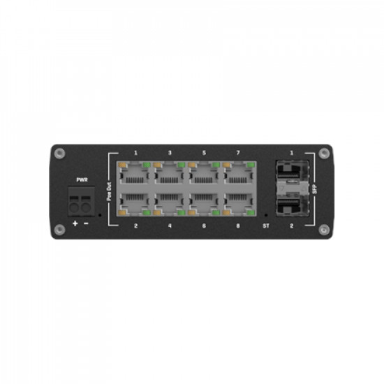 Teltonika Switch, 8 ports | TSW202 | L2 managed | Wall-mountable | SFP ports quantity 2