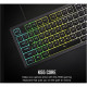 Corsair K55 CORE RGB | Gaming keyboard | Wired | NA | Black | USB 2.0 Type-A