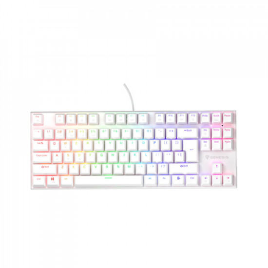 THOR 303 | Mechanical Gaming Keyboard | Wired | US | White | USB Type-A | Outemu Peach Silent