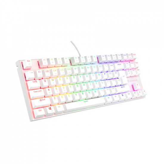 THOR 303 | Mechanical Gaming Keyboard | Wired | US | White | USB Type-A | Outemu Peach Silent