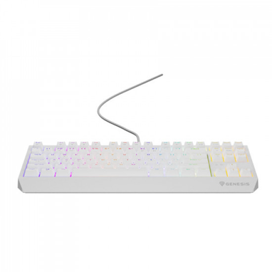 Genesis THOR 230 | Mechanical Gaming Keyboard | Wired | US | White | USB Type-A | Outemu Brown