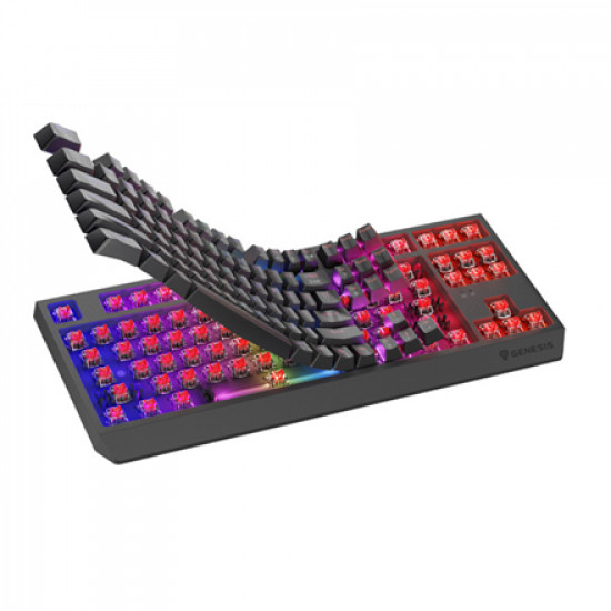 THOR 230 | Mechanical Gaming Keyboard | Wireless | US | Black | 2.4 GHz, Bluetooth, USB | Outemu Red