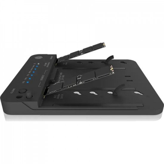 Raidsonic Icy Box Docking and Clone station for 2x M.2 NVMe SSD | IB-2913MCL-C31