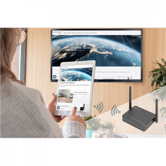 Click and Present Pro - Wireless Collaboration System | DS-55317 | 802.11ac | 10/100 Mbit/s | Ethernet LAN (RJ-45) ports 1 | Mesh Support No | MU-MiMO No | No mobile broadband | 2