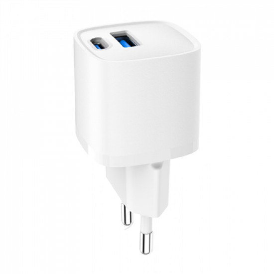 Fast Charger | TA-UC-PDQC20-W-01 | USB A+C