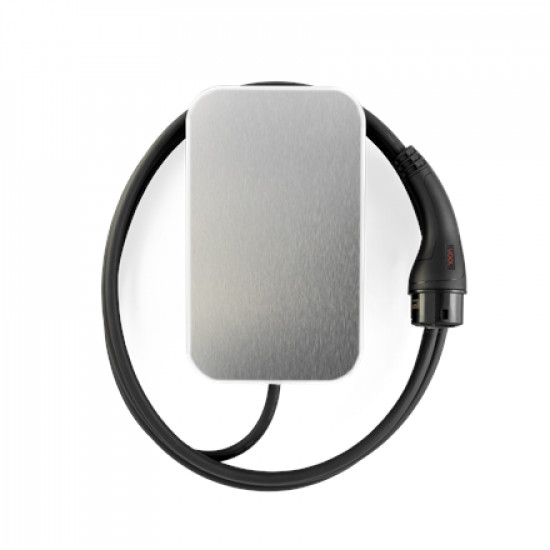 EV Charger | V22TBAGP | 22 kW | 4G, Wi-Fi (IEEE 802.11 b/g/n), Ethernet 10/100 | 6.5 m | Brushed Aluminium