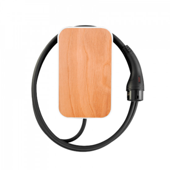 EV Charger | V22TWGGPL | 22 kW | 4G, Wi-Fi (IEEE 802.11 b/g/n), Ethernet 10/100 | 6.5 m | Wood Grain Light