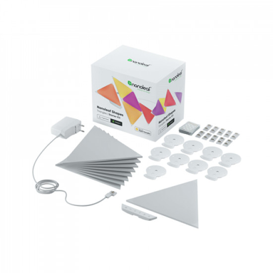 Nanoleaf|Shapes Triangles Starter Kit (9 panels)|1 W|16M+ colours