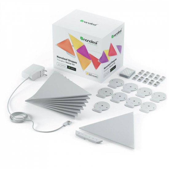 Nanoleaf|Shapes Triangles Starter Kit (9 panels)|1 W|16M+ colours