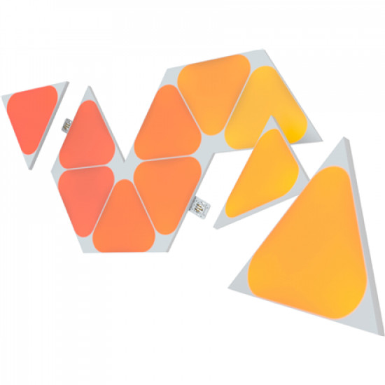 Nanoleaf|Shapes Triangles Mini Expansion Pack (10 panels)|1 x 0.54 W|16M+ colours|2.4GHz WiFi b/g/n 