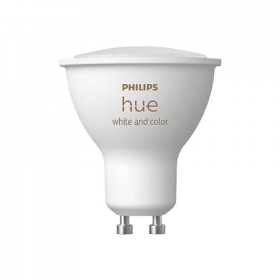 Hue WCA Starter Kit 4,3W GU10 3pcs, Bridge, Switch | GU10 | 4.3 W | RGBW 2000-6500K | Bluetooth and Zigbee