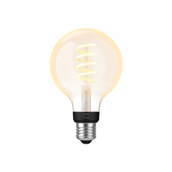 Hue WA 7W Filament G93 globe E27 | E27 | 7 W | Warm to cool white 2200-4500K | Bluetooth and Zigbee