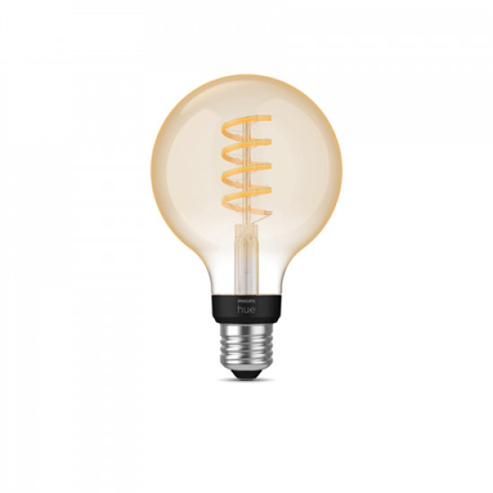 Hue WA 7W Filament G93 globe E27 | E27 | 7 W | Warm to cool white 2200-4500K | Bluetooth and Zigbee