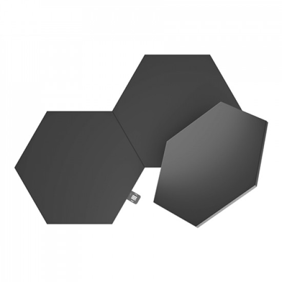 Nanoleaf|Shapes Black Hexagon Expansion pack (3 panels)|42 W|WiFi