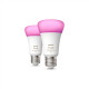 WCA 11W A60 E27 2pcs pack | E27 | 11 W | White and colour 2000K-6500K +16 million colors | Bluetooth and Zigbee