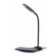 Gembird TA-WPC10-LED-01 Desk lamp with wireless charger, Black | Cold white, warm white, natural 2893-7072 K | Phone or tablet with built-in Qi wireless charging