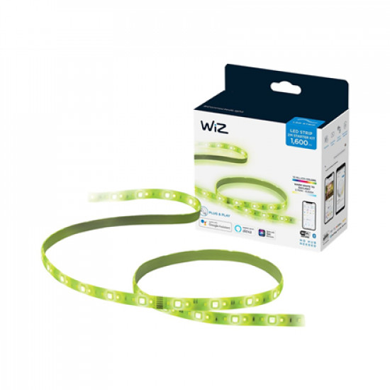 WiZ|Smart WiFi Lightstrip 2m Starter Kit|20 W|White