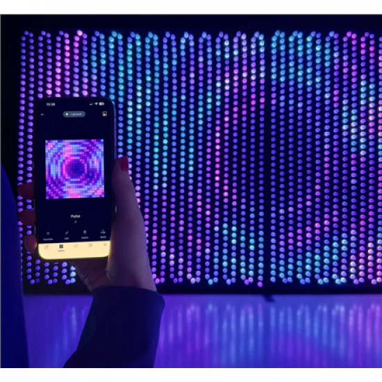 Twinkly|Lightwall Smart LED Backdrop Wall 2.6 x 2.7 m|RGB, 16.8 million colors