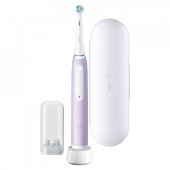 Oral-B | Electric Toothbrush | iO4 | Rechargeable | For adults | Number of brush heads included 1 | Number of teeth brushing modes 4 | Lavender