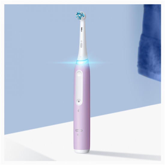 Oral-B | Electric Toothbrush | iO4 | Rechargeable | For adults | Number of brush heads included 1 | Number of teeth brushing modes 4 | Lavender