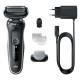 Braun Shaver 51-W1600s Operating time (max) 50 min Wet & Dry Black/White