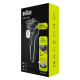 Braun Shaver 51-W1600s Operating time (max) 50 min Wet & Dry Black/White