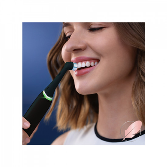 Oral-B | Toothbrush replacement | iO Gentle Care | Heads | For adults | Number of brush heads included 4 | Number of teeth brushing modes Does not apply | Black