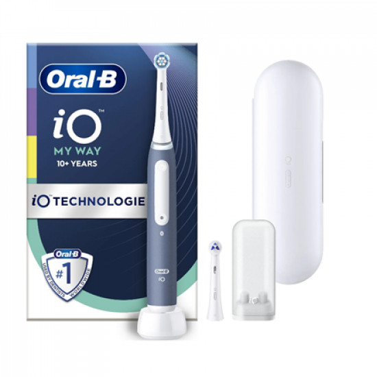 Oral-B | Electric Toothbrush Teens | iO10 My Way | Rechargeable | For adults | Number of brush heads included 2 | Number of teeth brushing modes 4 | Ocean Blue