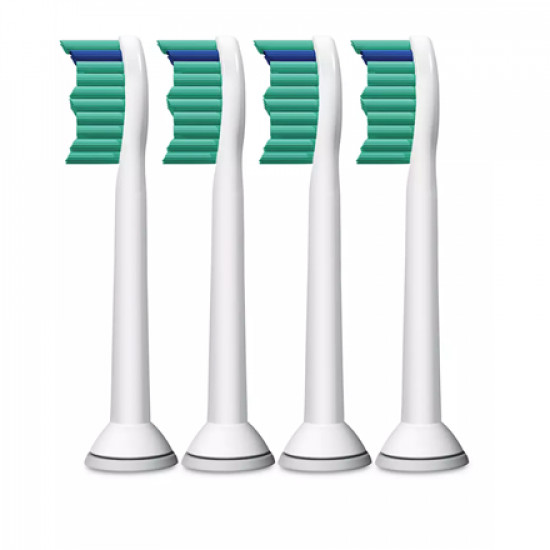 Philips | HX6014/07 Standard Sonic | Toothbrush Heads | Heads | For adults and children | Number of brush heads included 4 | Sonic technology | White