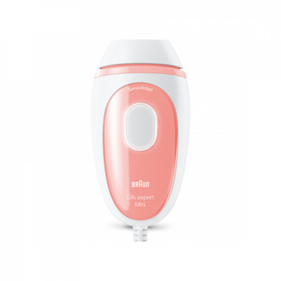 Braun | PL1000 Silk-expert Mini IPL | Epilator | Operating time (max) min | Bulb lifetime (flashes) 300.000 | Number of power levels 3 | White/Pink