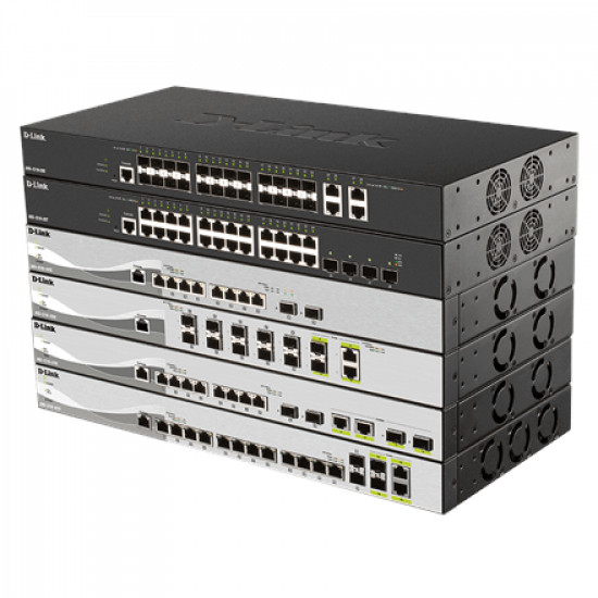 D-LINK DXS-1210-28S 10 Gigabit Ethernet Smart Managed Switches | D-Link | Gigabit Ethernet Smart Managed Switch | DXS-1210-28S | Managed L2 | Rackmountable