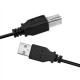 Logilink | CU0009B | USB-A to USB-A USB-B male | USB-A male