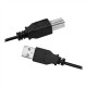 Logilink | CU0009B | USB-A to USB-A USB-B male | USB-A male