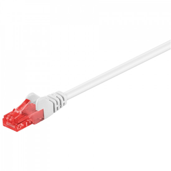 Patch Cable | 68636 CAT 6 U/UTP | PVC AWG 24/7 | Cable length: 3 m | White