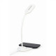 Gembird | Desk lamp with wireless charger | TA-WPC10-LED-01-W