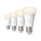 Hue W 9W A60 E27, 4pcs pack | E27 | 9 W | Warm White 2700K | Bluetooth and Zigbee