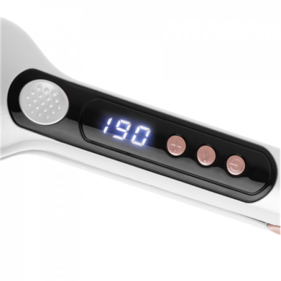 Hair Straightener - Wide | AD 2325 | Ceramic heating system | Display LCD | Temperature (min) 150 C | Temperature (max) 210 C | Number of heating levels 7 | 120 W | White