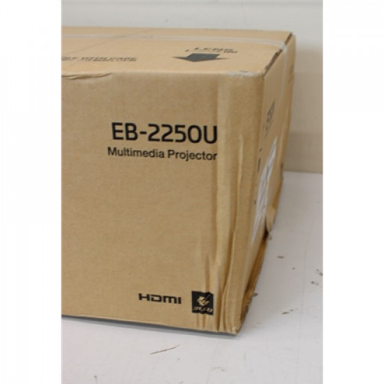 SALE OUT. Epson | EB-2250U | WUXGA (1920x1200) | 5000 ANSI lumens | 15.000:1 | White | FHD | Lamp warranty 12 month(s) | 3LCD, DAMAGED PACKAGING | Epson | EB-2250U | WUXGA (1920x1200) | 5000 ANSI lumens | 15.000:1 | White | DAMAGED PACKAGING | FHD | Lamp 